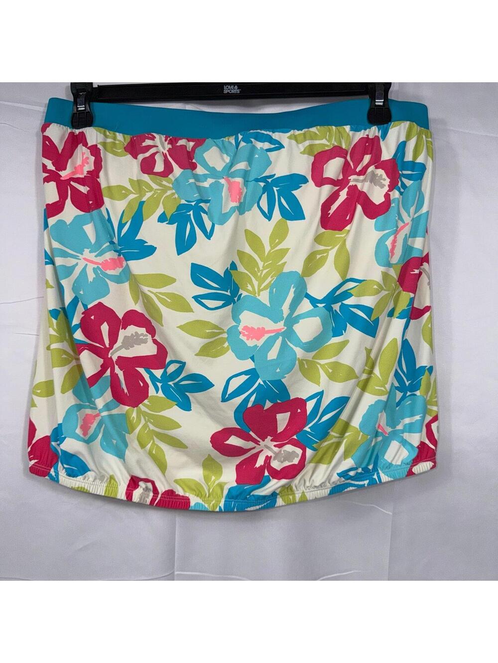 Beach House Floral Swim Top Women’s Size 16